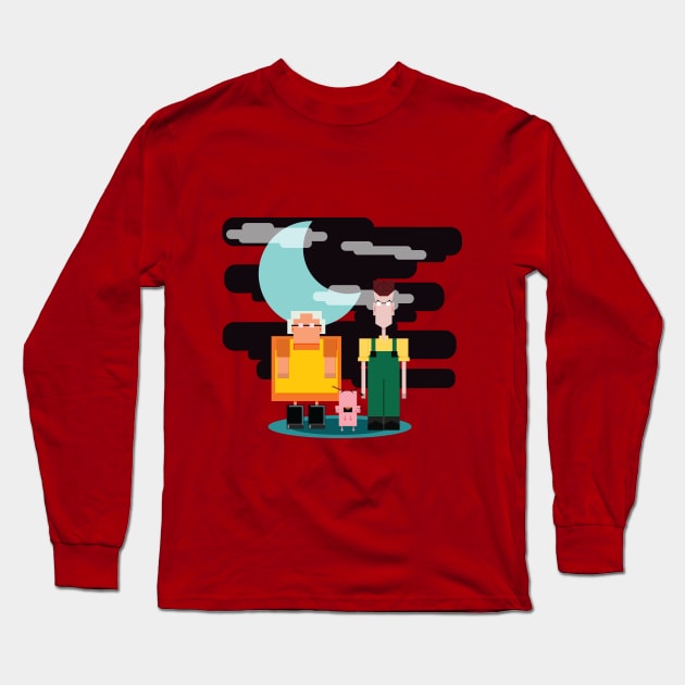 Courage Long Sleeve T-Shirt by Blackbones